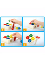 Baby Hammer with 4 Balls