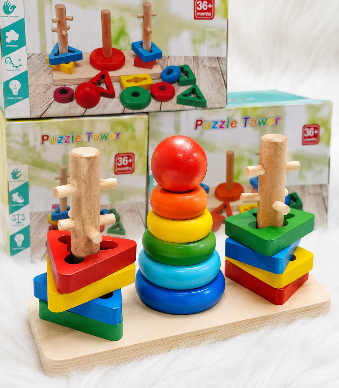Triple Problem-Solving Stacker