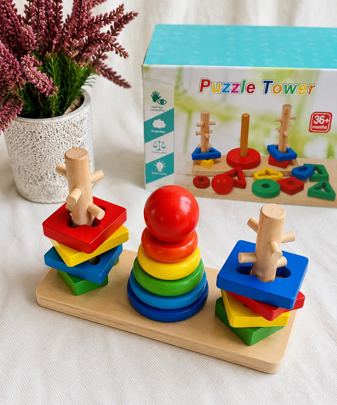 Triple Problem-Solving Stacker
