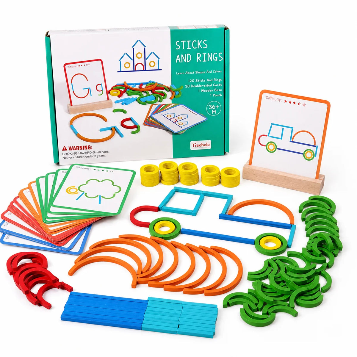Sticks And Rings Education Toy