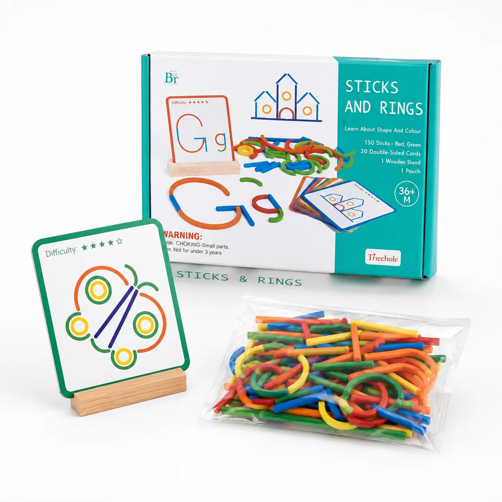 Sticks And Rings Education Toy