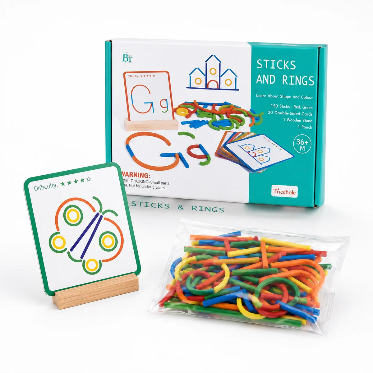 Sticks And Rings Education Toy