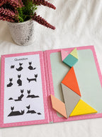 Rabbit Tangram Book