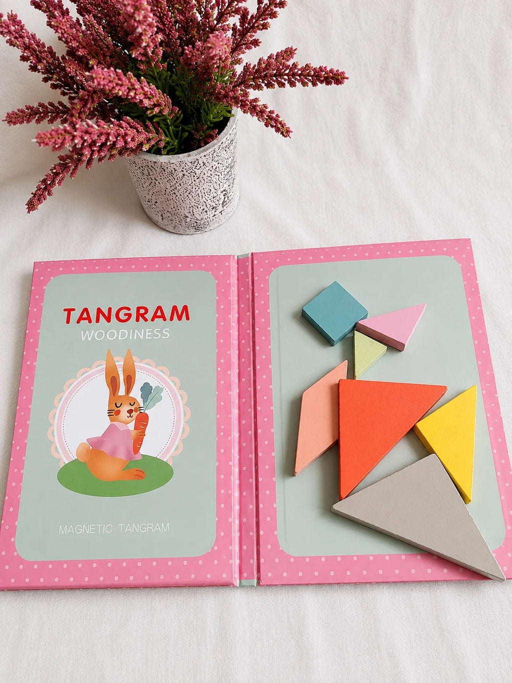 Rabbit Tangram Book