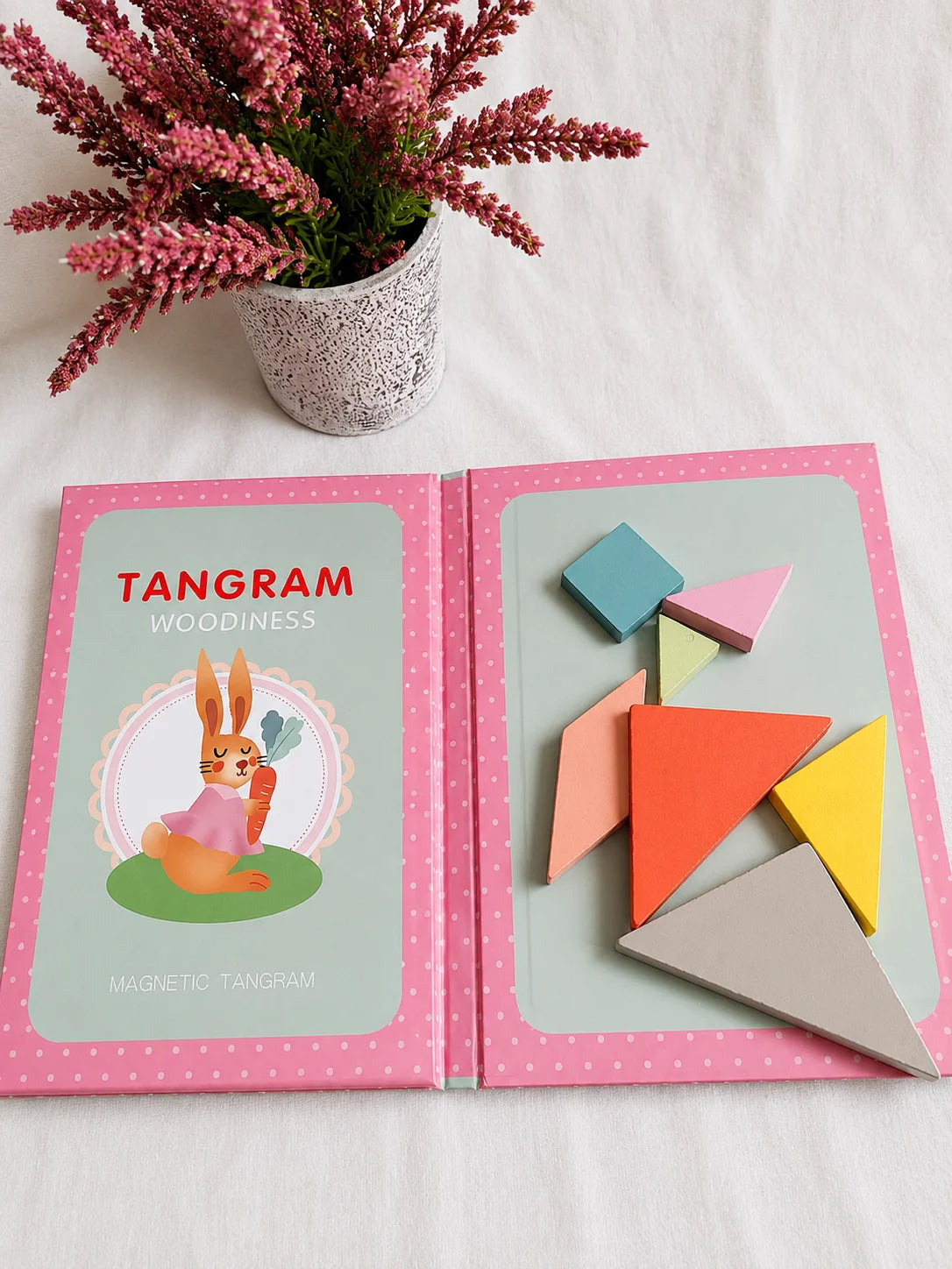 Rabbit Tangram Book