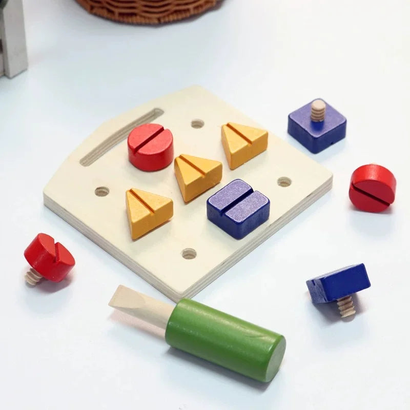 Little Engineer — Wooden Screw Board