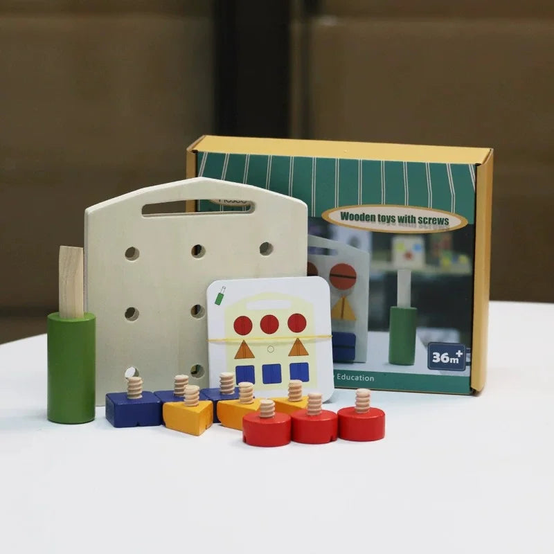 Little Engineer — Wooden Screw Board
