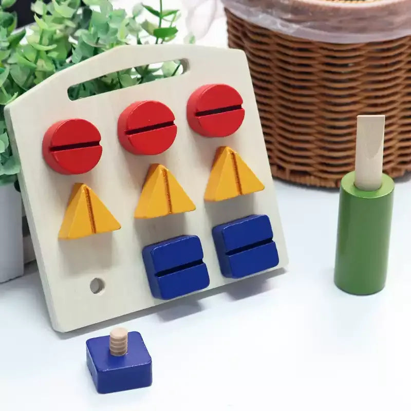 Little Engineer — Wooden Screw Board