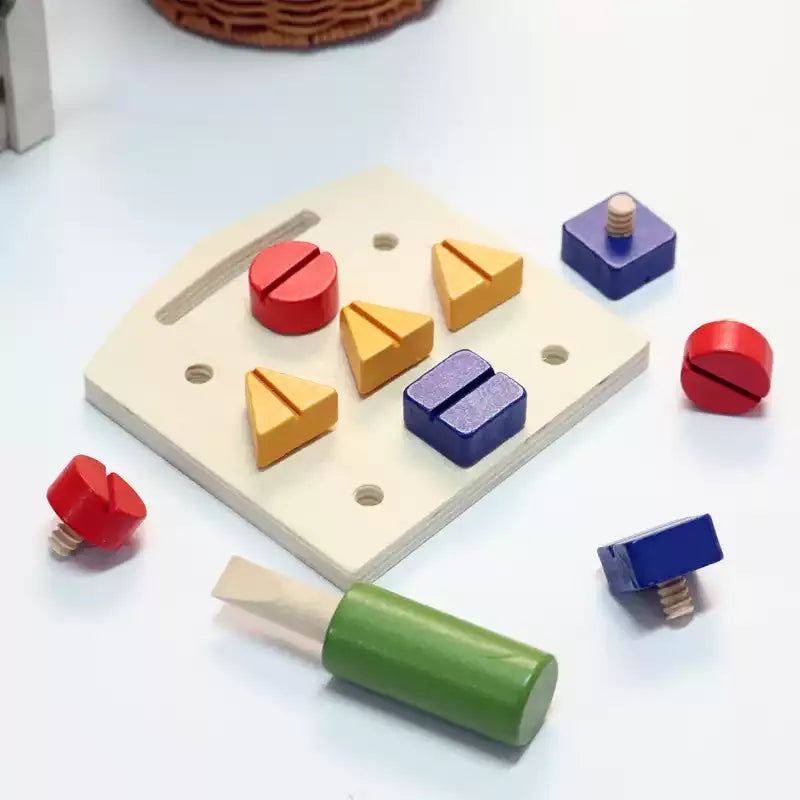 Little Engineer — Wooden Screw Board