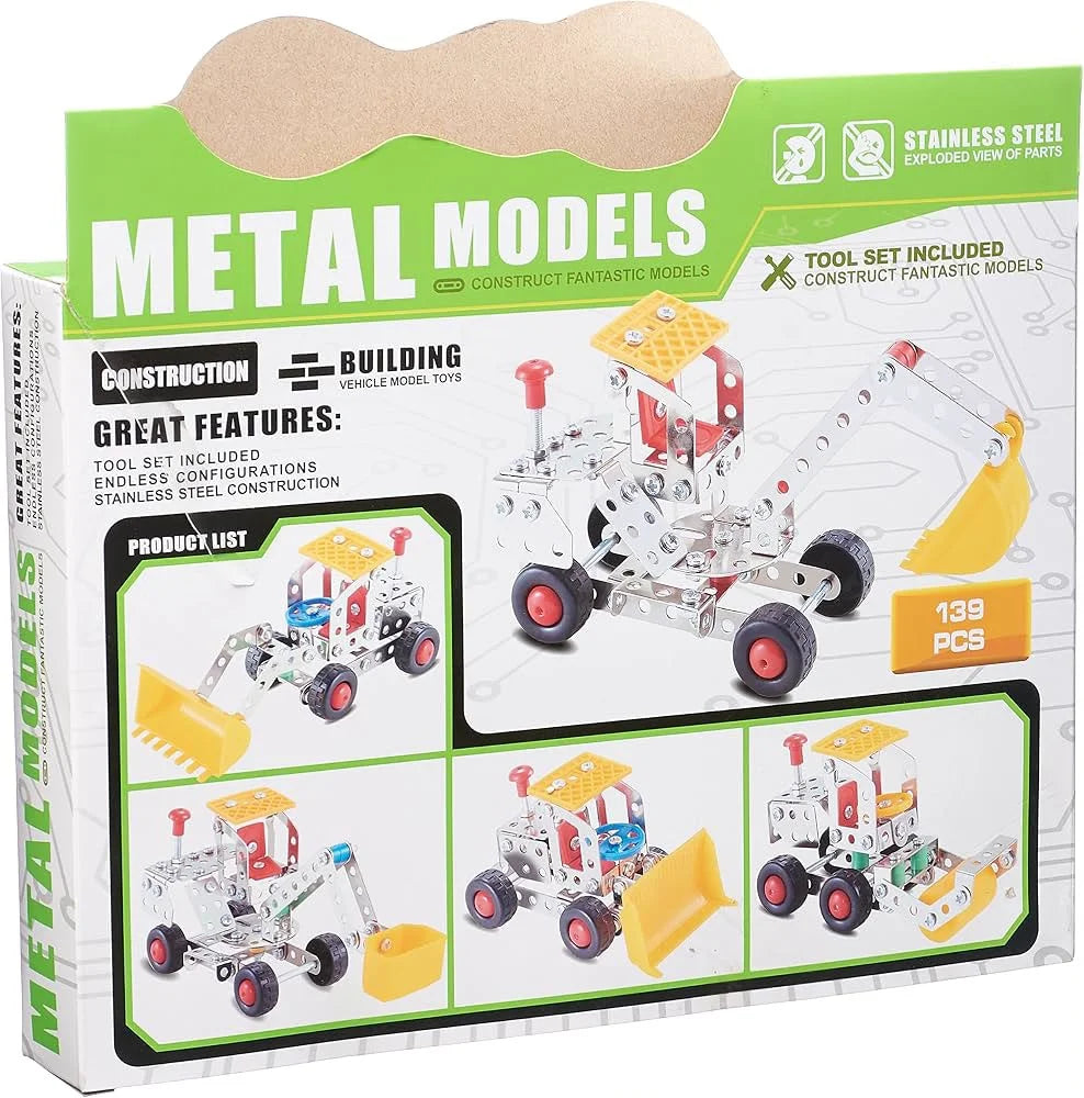 Box back showing the five vehicle layouts