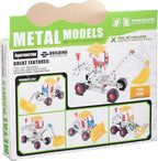 Box back showing the five vehicle layouts