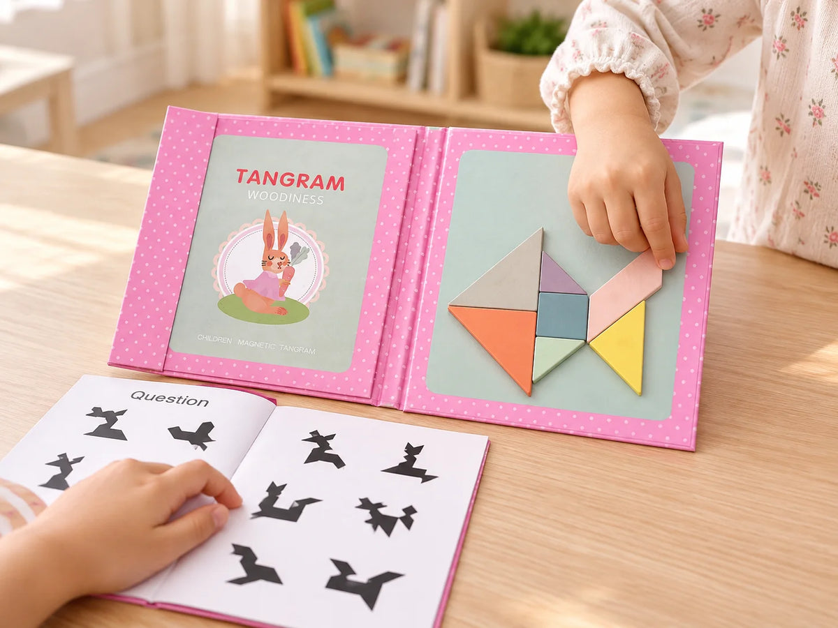 Rabbit Tangram Book